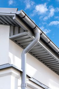 Connecting Downspouts To Buried Drainpipes Can Help Dry Out A Wet Basement And Soggy Lawn Gutter Drainage Downspout Backyard Drainage